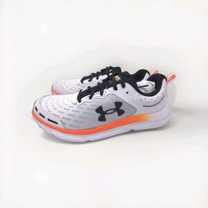 Under Armour Men's Sz 9.5 UA Charged Assert 10 Running Shoe White Black 3026175
